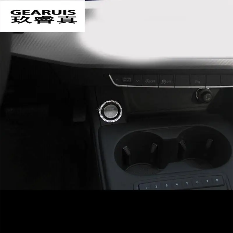 Стайлинг автомобиля переключатель зажигания декоративные крышки отверстие для