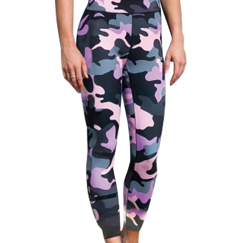 

2019 Fashion Leggings Digital print camouflage leggings Slim High Waist Leggings Fitness Woman Pants Leggings