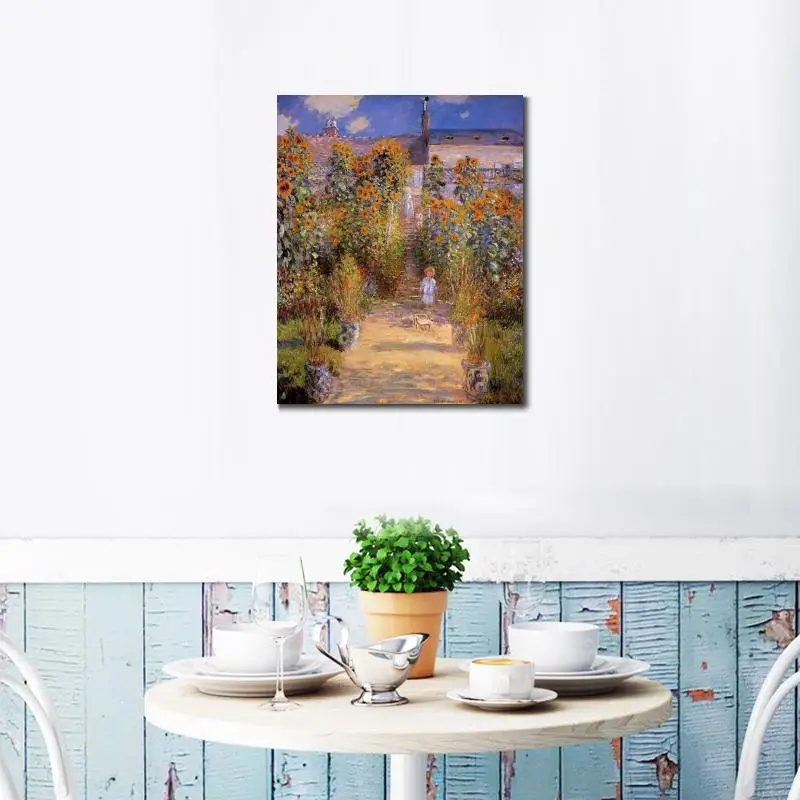 Высокое качество искусственные монеты сад в ветуэй масло на холсте ручная