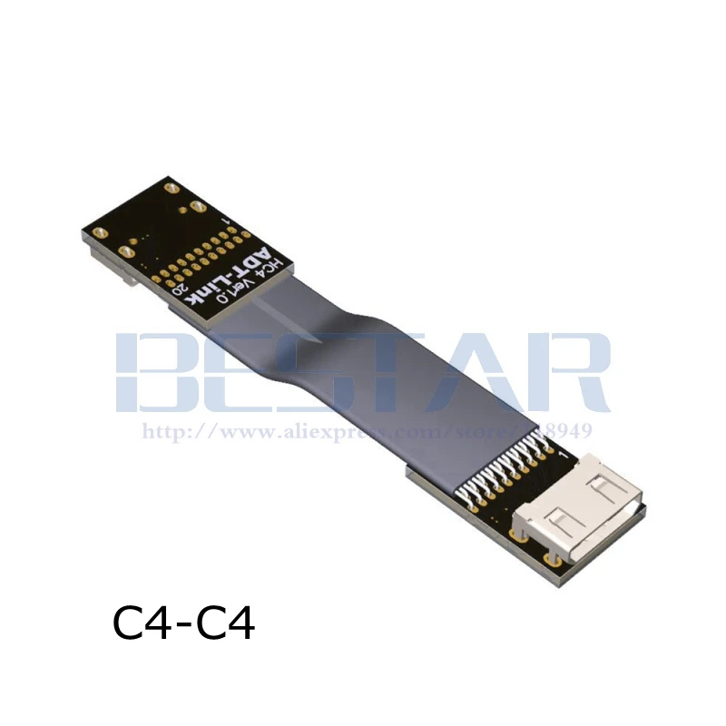C4 C мини HDMI экранированный FPV кабель 2 0 тип женский 4K 60Hz FPC плоский для Бесщеточный