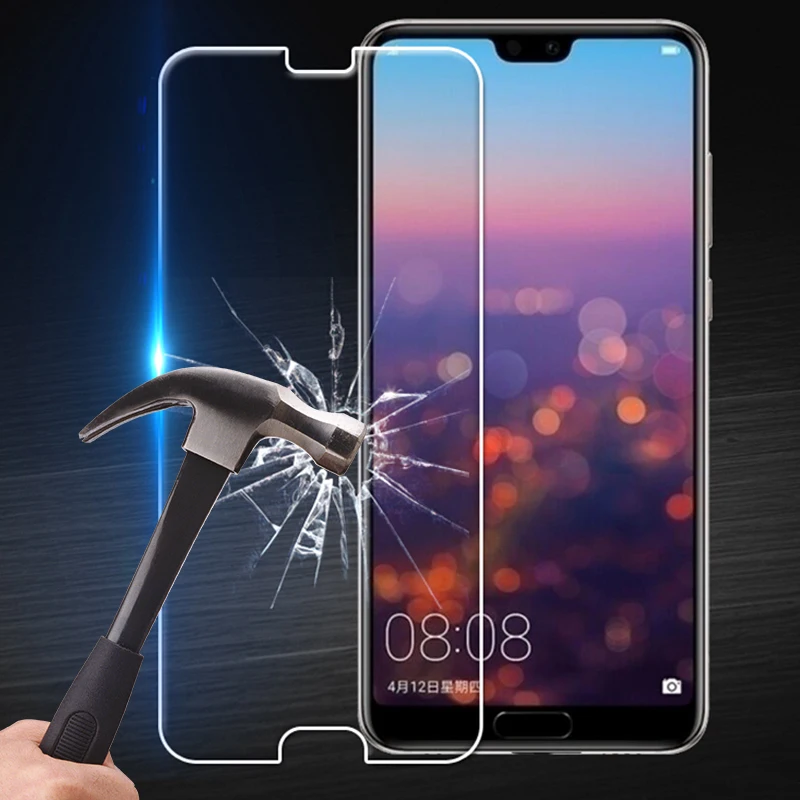 Защитное стекло P20 Lite закаленное для Huawei P Smart Plus Psmart 20 Pro|Защитные стёкла и плёнки