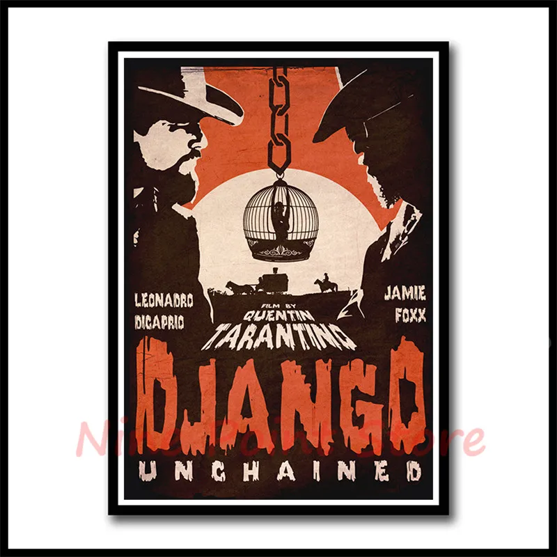 Django освобожденные Квентин Тарантино Классическая серия фильмов бумажные