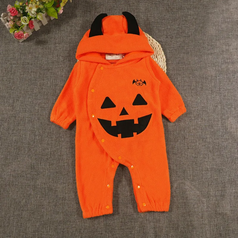 Новинка 2017 года костюм на Хэллоуин для новорожденных мальчиков и девочек плотный