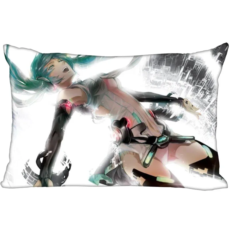 11 Горячая Hatsune Подушка «Мику Хацунэ» крышка спальни для дома или офиса, декоративные наволочки прямоугольная Подушка на молнии Чехлы Атласная ткань не выцветает - Цвет: 11