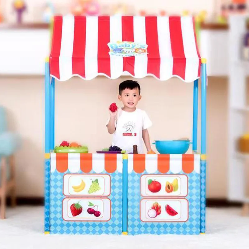 Популярная детская палатка akitoo игровой домик кассир игрушка имитация сцены