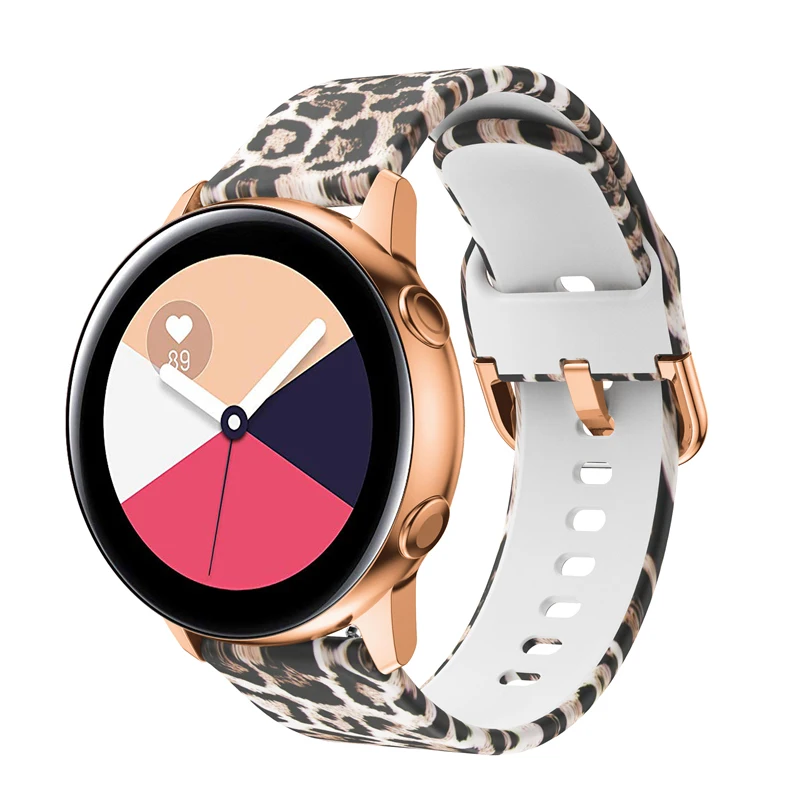20 мм ремешок для часов samsung Galaxy Watch Active 42 gear s2 спортивный мягкий силиконовый Amazfit Bip
