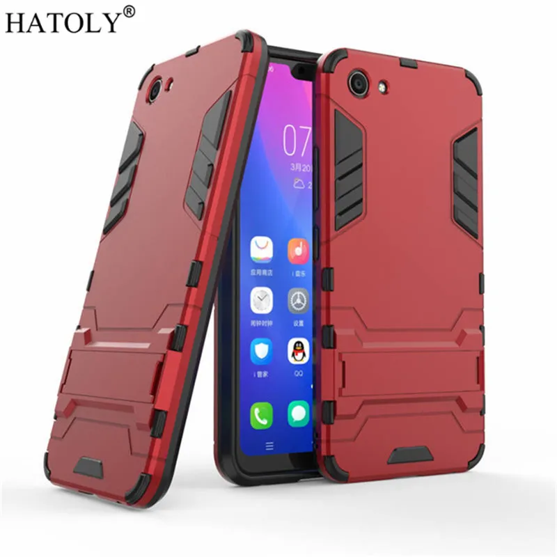 Защитный чехол HATOLY для BBK Vivo Y81 ударопрочный силиконовый Y83 твердый на заднюю