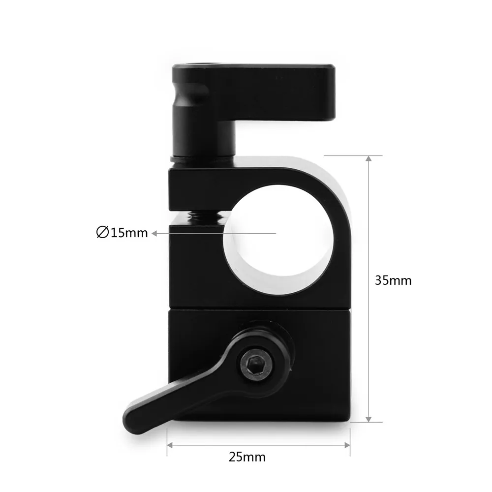SmallRig SWAT рельсовое крепление(15 мм) стержень зажим для защитные бортики/направляющая-зажим/15 мм стержни-1245