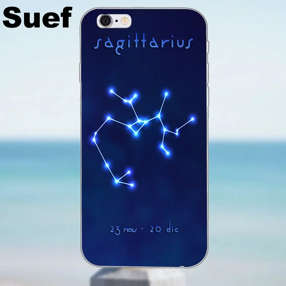 Sagittarius другие знаки зодиака для iPhone 4 4S 5 5S 5C SE 6 6S 7 8 Plus X Samsung Galaxy J1 J3 J5 J7 A3 A5 2016 2017 TPU