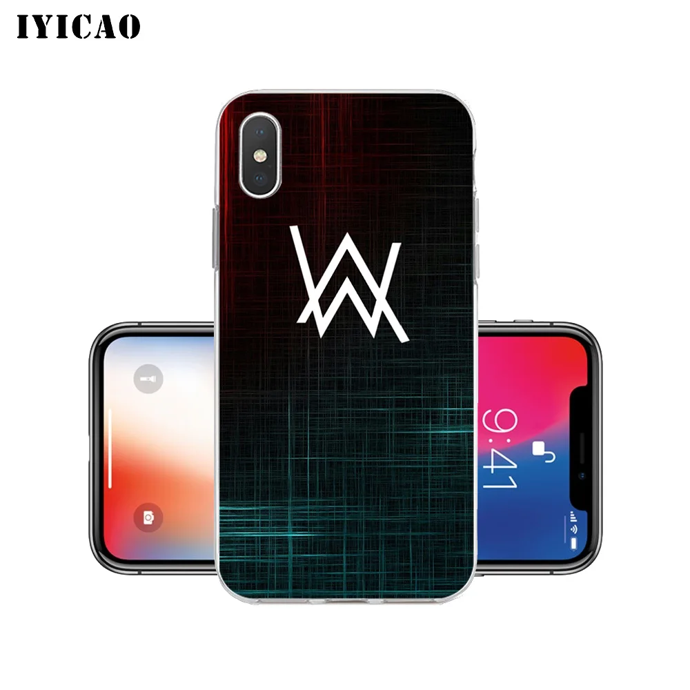 IYICAO Alan Walker singer Мягкий силиконовый чехол для телефона iPhone X XR XS MAX 6 6s 7 8 Plus 5 5S SE TPU