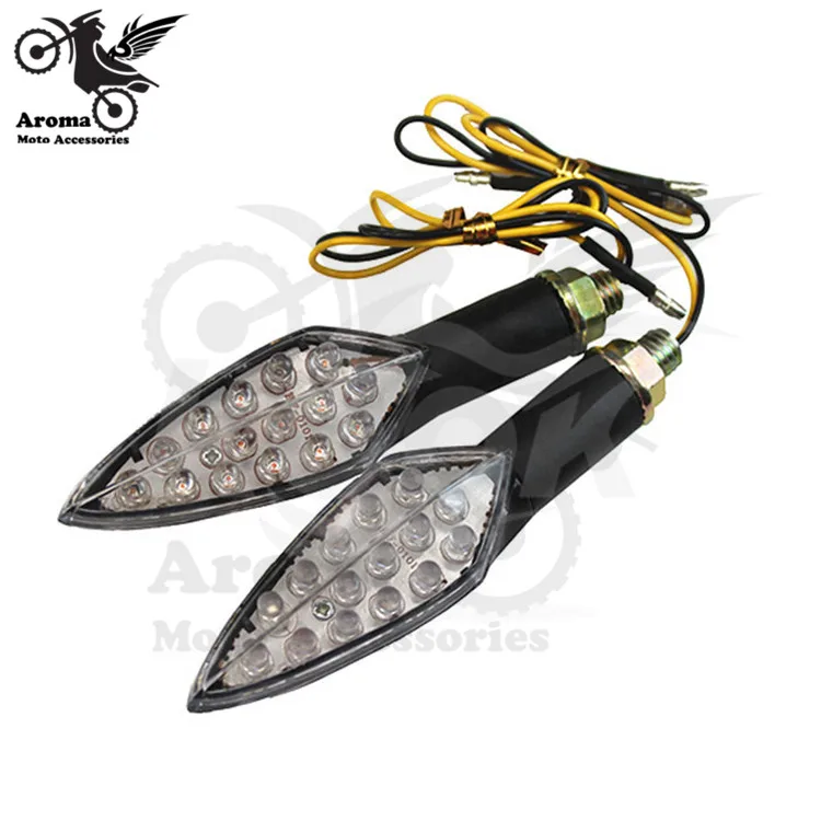hot carbon fibre color motorcycle accessories motorbike turn signal light for KTM LED motocross indicator dirt pit bike flashers |