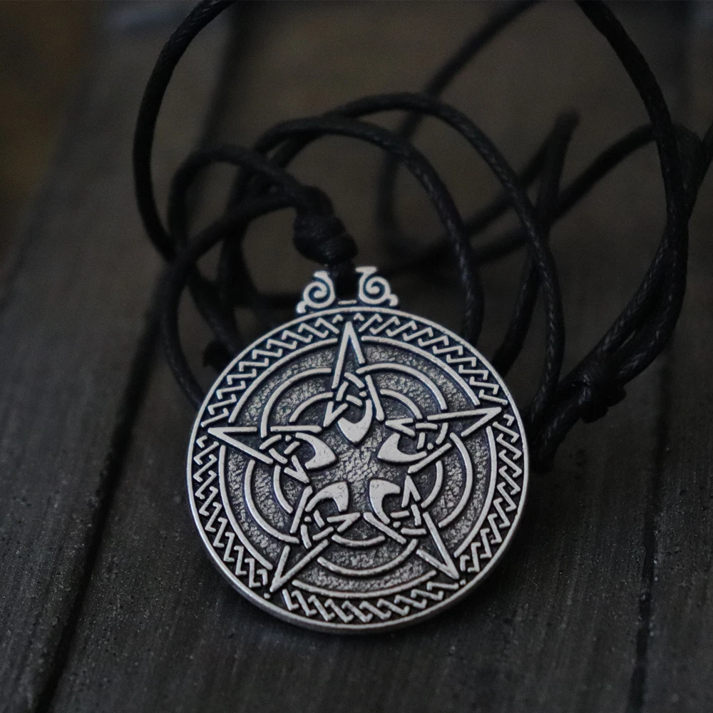 Вехимд готическое Викка Селтикс пентаграмма кулон ожерелье Wiccan Pagan животное