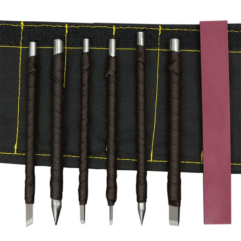 

High quality 7pcs Seal Cutting Knife Carving Jade Tool Tungsten Steel Cemented Carbide