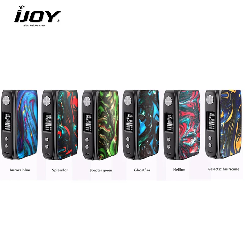 Оригинал IJOY SHOGUN UNIV Mod 180 w электронная сигарета коробка мод питание от 18650 подходит