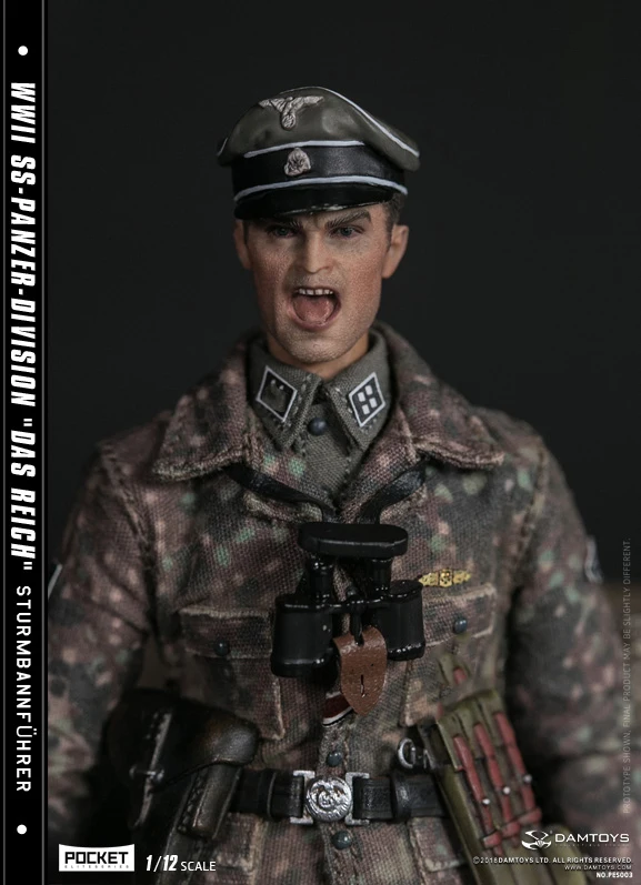 DAMTOYS PES003 1/12 WWII немецкая бронированная дивизия Mager фигурка солдата с 2 головками Коллекционная фигурка куклы