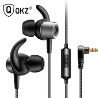 qkz ck1 earphone for phone mp3 mp4 noise isolating stereo sport in ear earphones earbud fone de ouvido audifonos auriculares