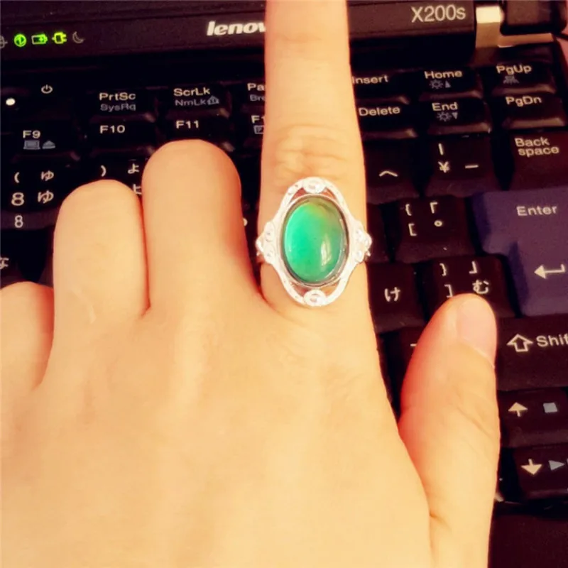 Кольца Меняющие цвет женские модное креативное изменяющее настроение ювелирное