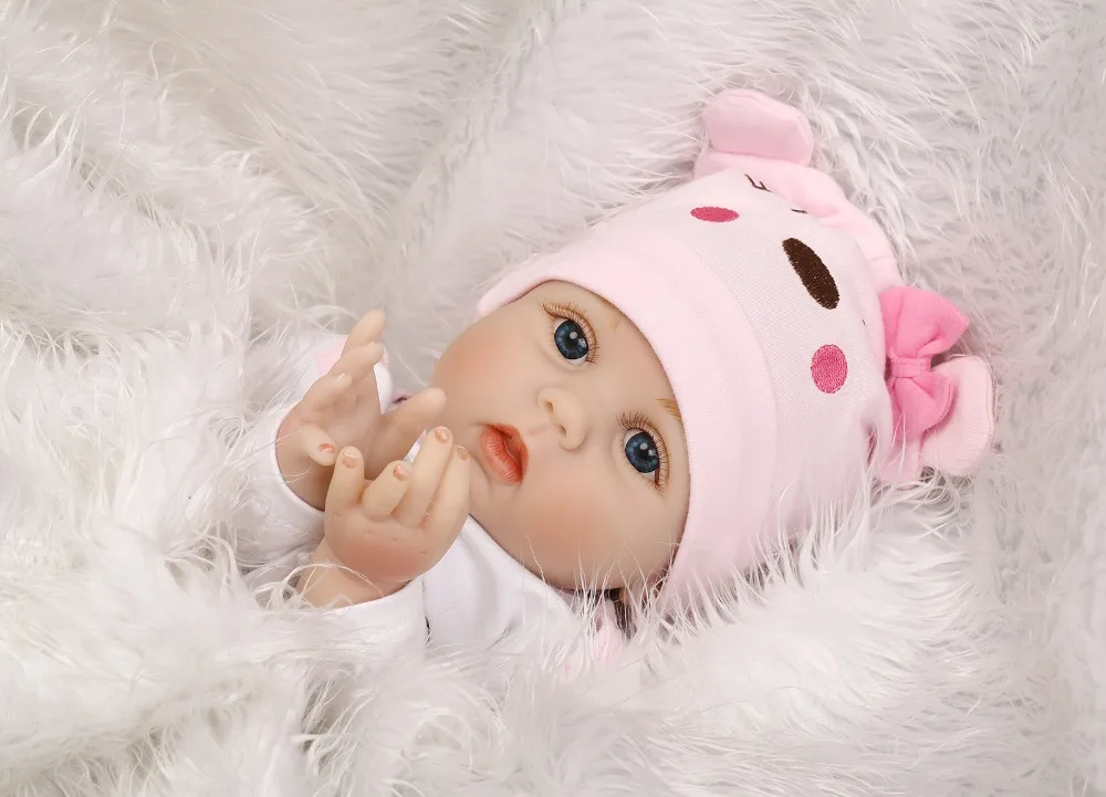 NPKCOLLECTION 16 &quotBebe Реалистичная Reborn куклы реалистичные для новорожденных девочек