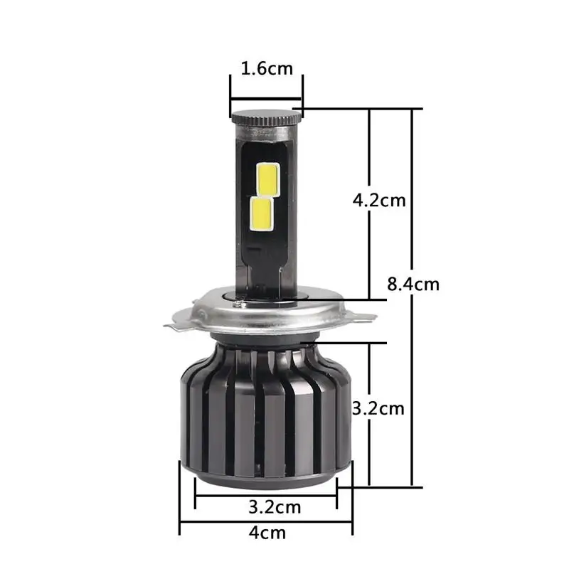 Автомобильная фара для H1/H3/H7 H8/H9/H11 9005/9006 880/881 H4 H13 9004/9007 Светодиодная лампа