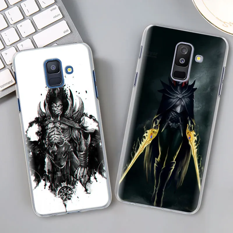 Dota 2 логотип Чехол Крышка для samsung Galaxy A30 A40 A50 A70 A6 A8 плюс A7 A9 M30 чехол для телефона Coque