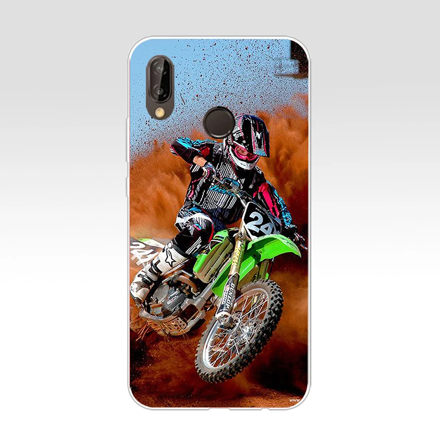 10 248SD moto cross moto dirtbikes мягкий силиконовый Tpu чехол для Honor 10 huawei p mate 10 20 30 lite y5 y6 prime - Цвет: 10