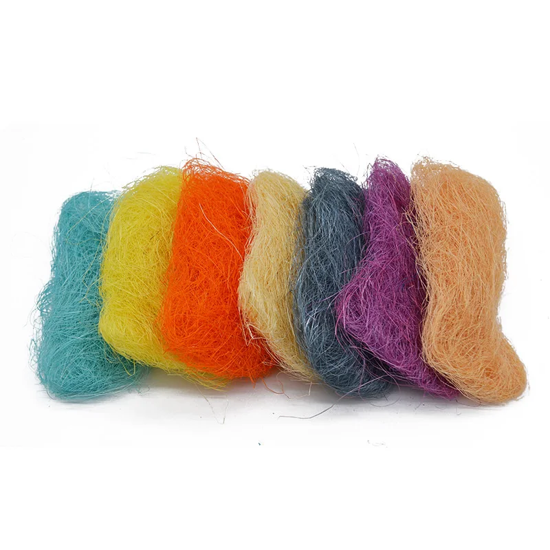 50 г/упак. 100% Натуральный сизаль рустикальное свадебное событие DIY цветочный букет