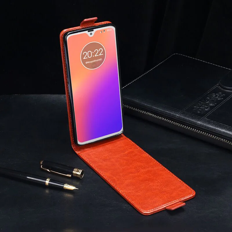 Для Motorola Moto G7 Plus чехол роскошный Флип PU кожаный для защитный телефона задняя
