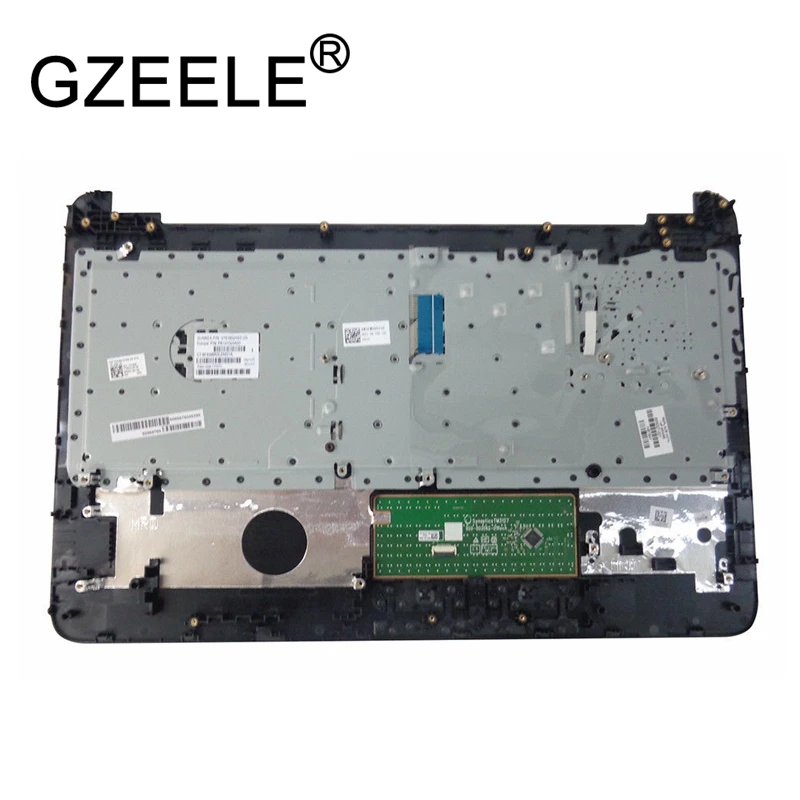 GZEELE new for HP Pavilion 15-AY 15-BA series Palmrest Top Case Assembly upper cover keyboard bezel laptop Touchpad 855027-001