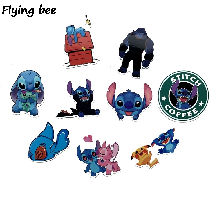 Flyingbee 52 шт. стежка граффити наклейки для детей DIY багаж ноутбук скейтборд Автомобиль Велосипед Водонепроницаемый Стикер X0212