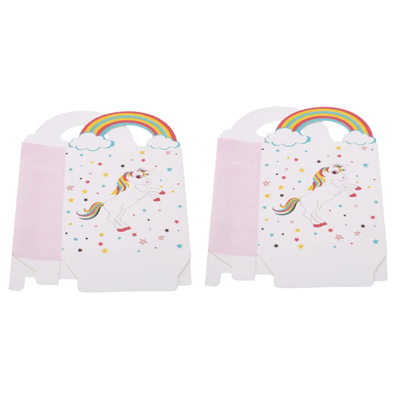 10pcs Kraft Paper Unicorn Gift Bags Wrapping Supplies Bag Sweets And Candy Bar Packing Pouches Party Decoration | Дом и сад