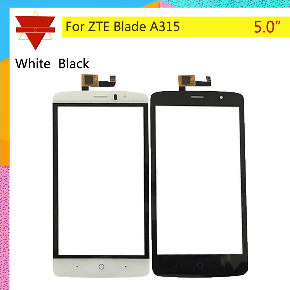 10 шт./лот сенсорный экран дигитайзер для ZTE Blade A315 A 315 Сенсорная панель Сенсорный