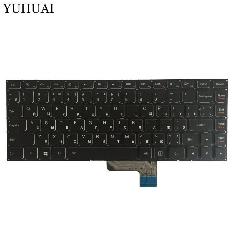 Новая русская клавиатура для ноутбука Lenovo Ideapad yoga 2 13 14 Yoga2 U31 RU Клавиатура с