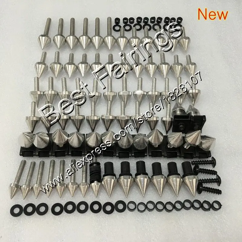 

Fairing bolts full screw kit For KAWASAKI Bodys ZXR400 91 92 93 94 95 96 ZXR-400 ZXR 400 1991 95 1996 Complete Body screws Nuts