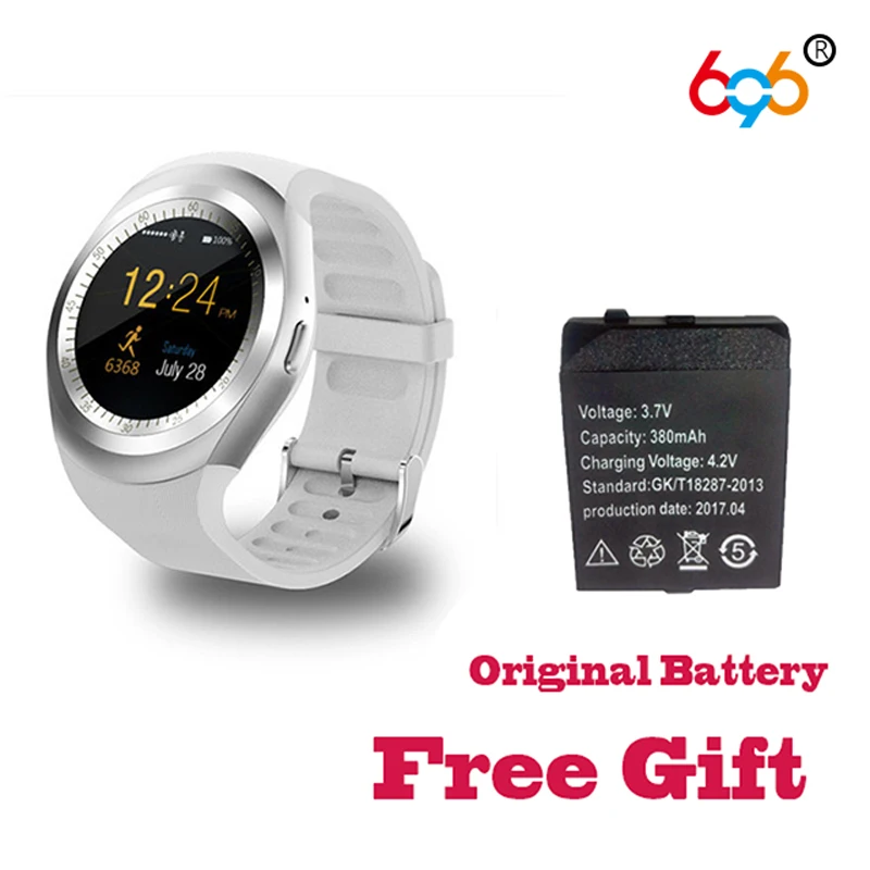 696 Y1 SmartWatch 1 3 &quotсенсорный экран фитнес трекер активности монитор сна Удаленная