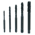 5 шт.компл. новый высококачественный набор сверл из быстрорежущей стали с метрической резьбой м3 М4 М5 М6 М8