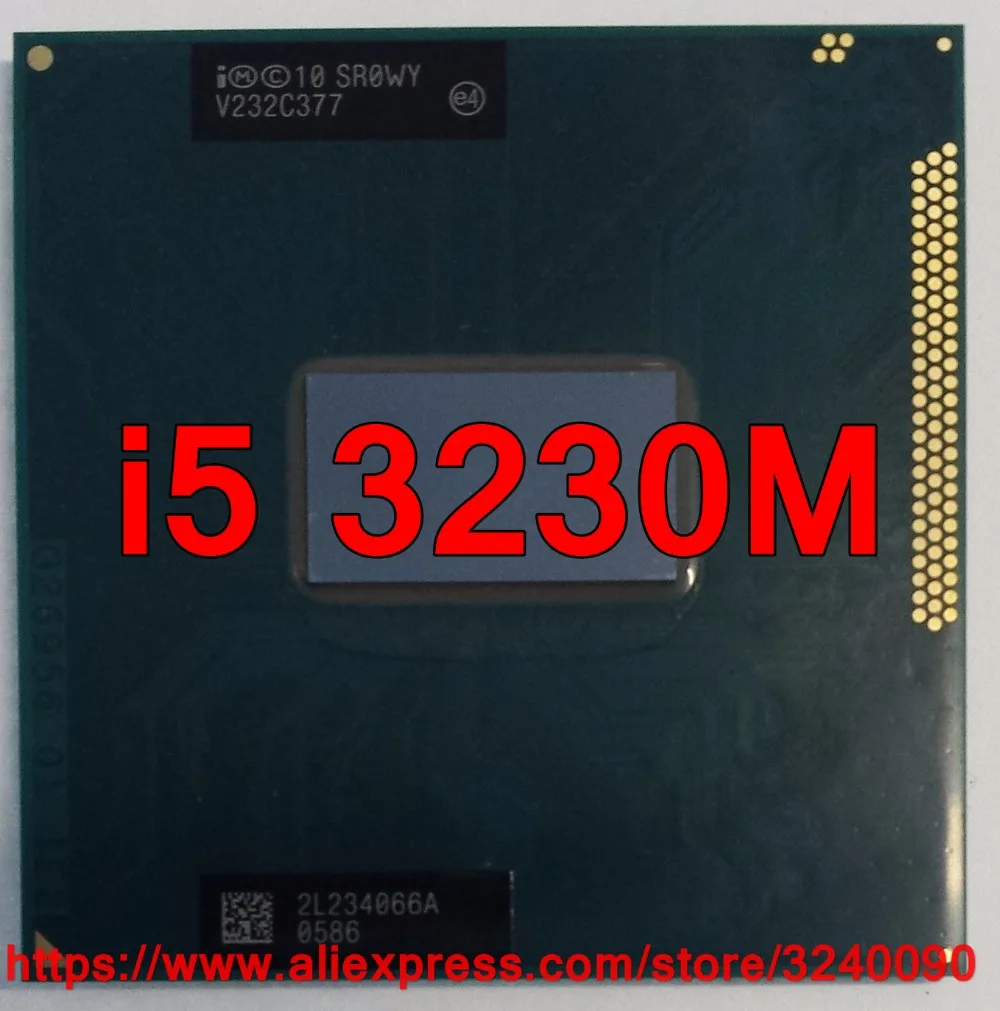 Оригинальный процессор lntel Core i5 3230M SR0WY (3M кэш/2 60 ГГц/двухъядерный) Стандартный для
