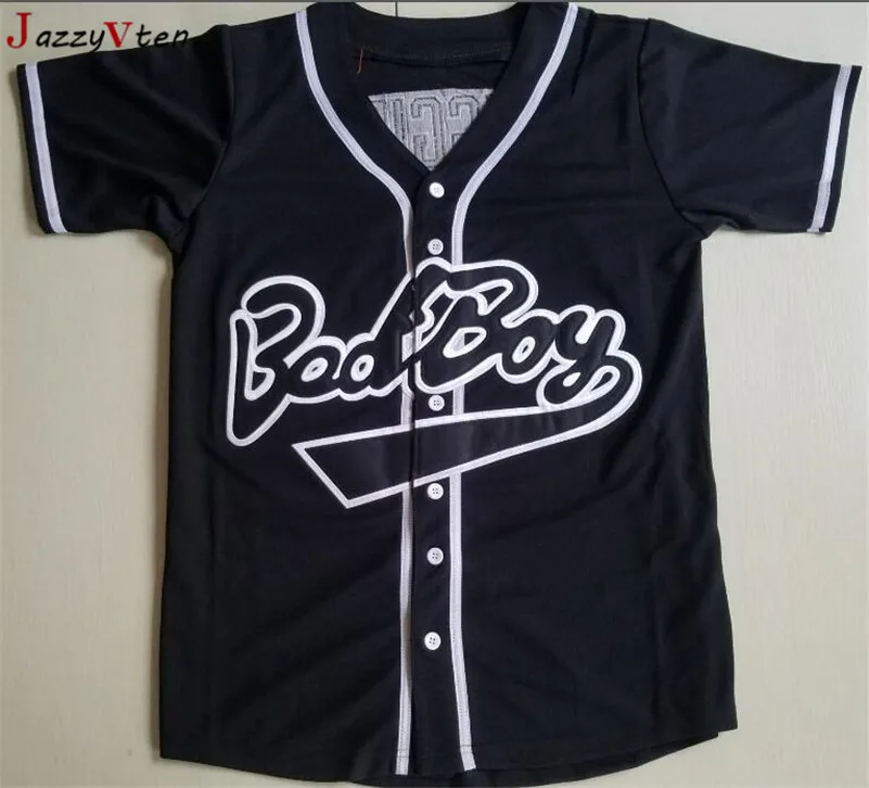 Мужские майки из фильма Bad Boy Smalls 10 бейсбольных футболок черного цвета Прямая