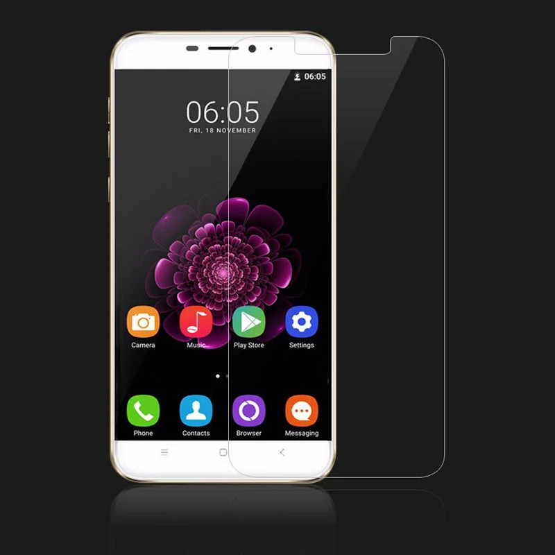 Для Oukitel U20 Plus закаленное стекло 5 дюймов не полное покрытие защита экрана