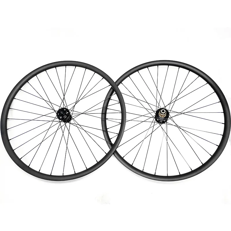 

29er carbon mtb wheels XC AM 33x30mm asymmetry carbon disc wheelset boost R211 110x15 148x12mm 6 claw disc bicycle mtb wheels