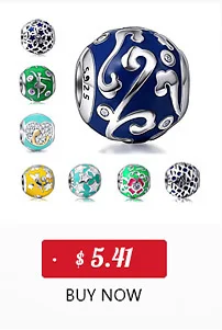 StrollGirl Apple Charms collection Beads 925 silver with enamel&CZ Fit original Pandora Charm Bracelets diy Jewelry Making Gifts