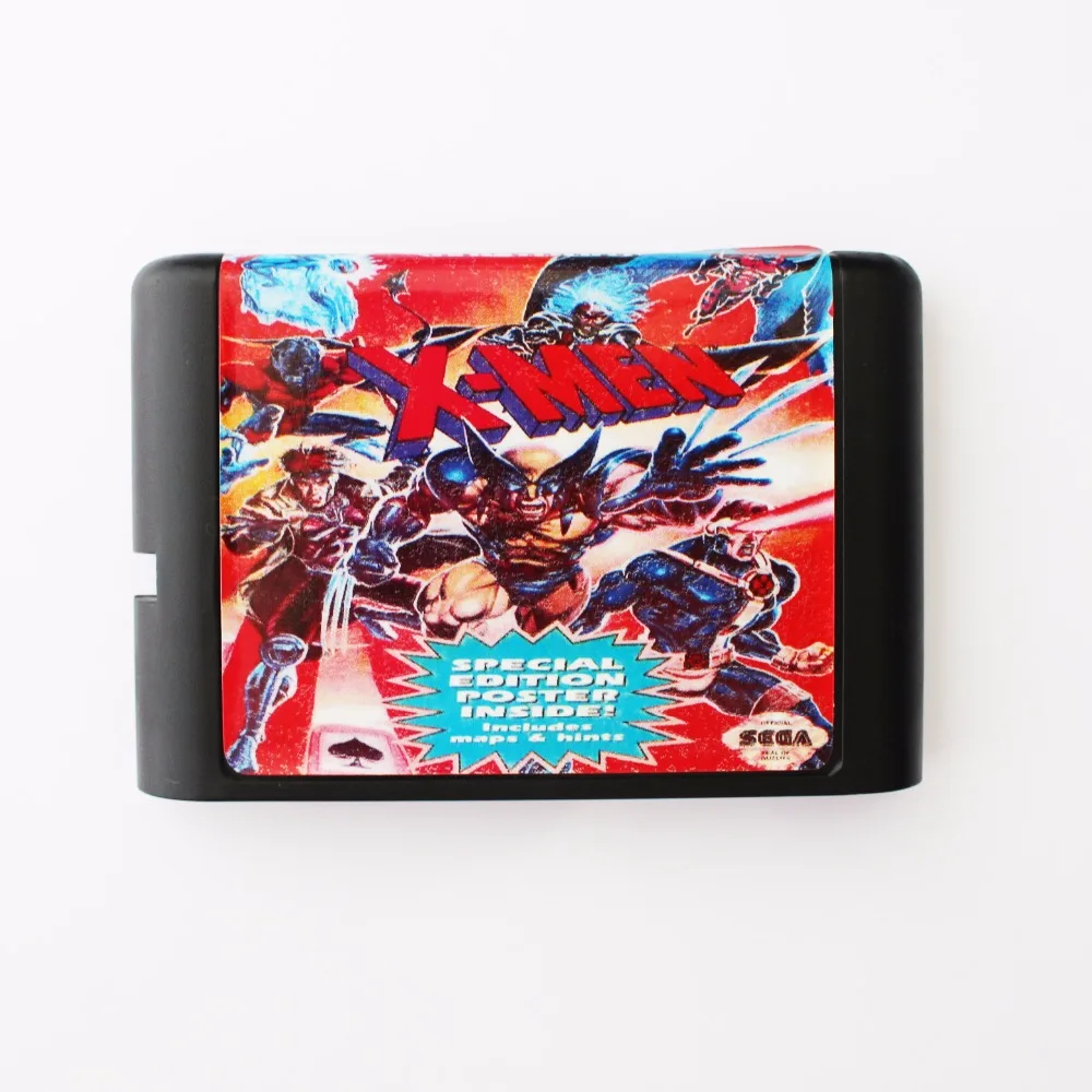 Игровая карта X men 16 бит SEGA MD для Sega Mega Drive Genesis|sega md game card|sega games16 bit |