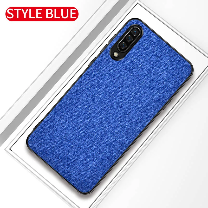 2 Текстура ткани чехол для Samsung Галактики A90 A80 A70 A60 A50 A40 A30 A10 M30 M20 M10 телефона в ретро стиле с изображением цветов кожаная накладка на заднюю панель телефона - Цвет: 2