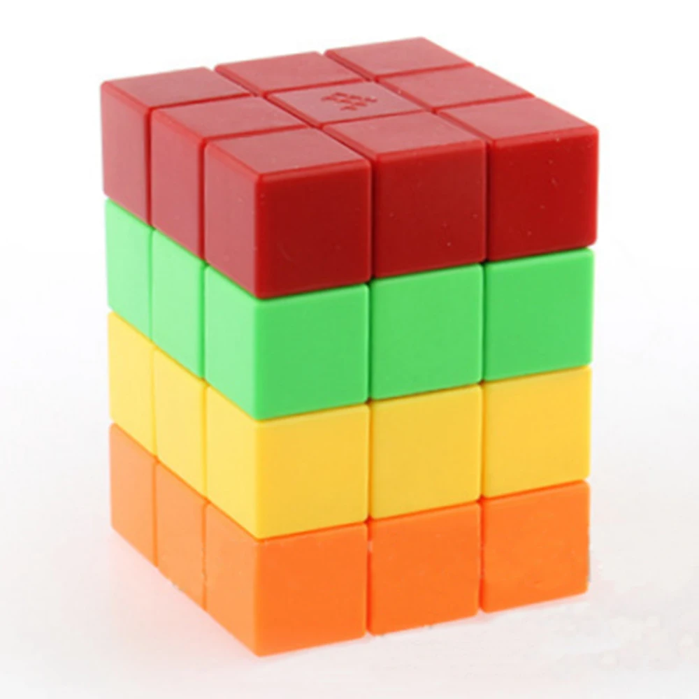 MHZ MingHaoZhi 3x3x4 красочный скоростной магический куб головоломка игра кубики