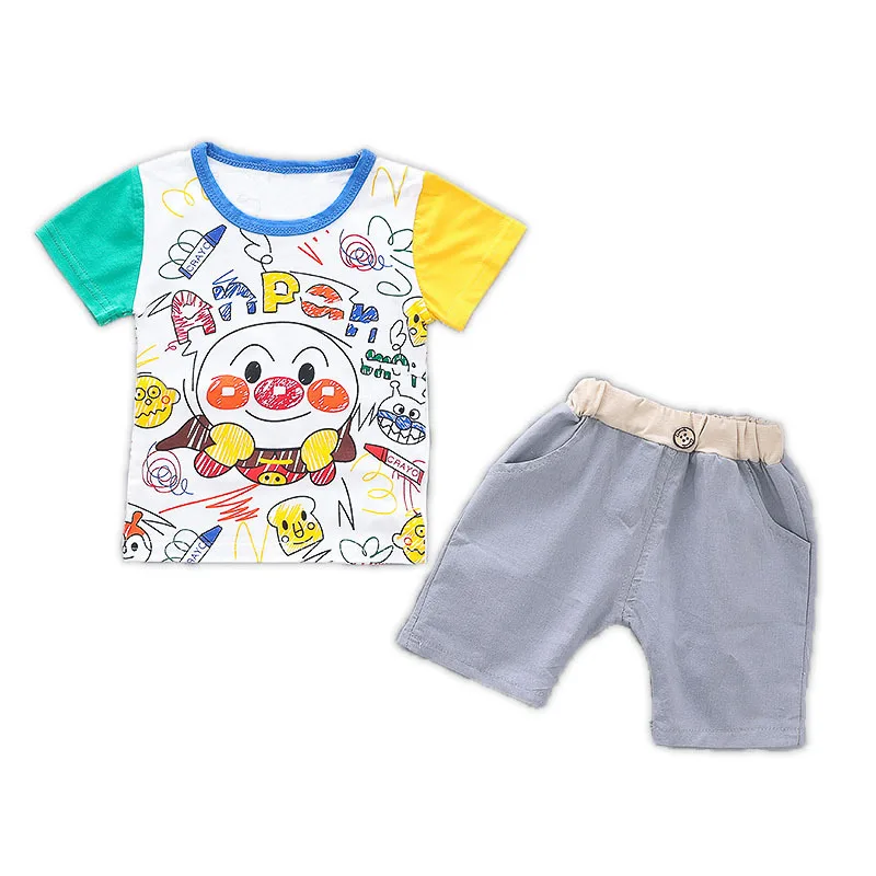 2019 Summer Toddler Infant Clothing Sets Baby Girls Boys Clothes Suits Superman T Shirt Shorts Kids Children Costume | Детская одежда и