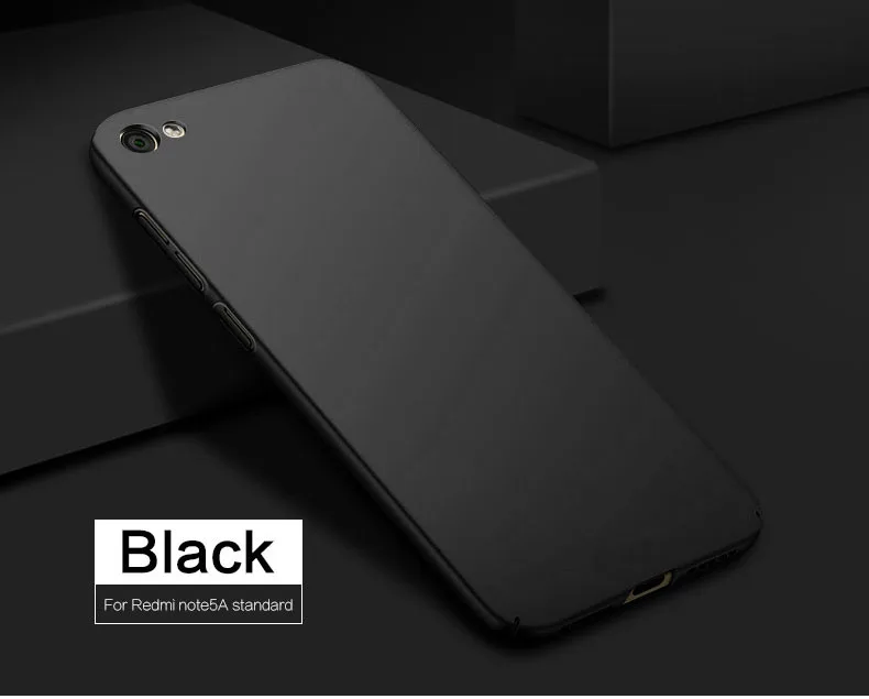 Для Xiaomi Redmi Примечание 5A ультратонкий гладкий жесткий чехол для телефона из