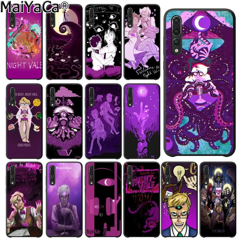 Черный чехол для телефона MaiYaCa welcome to night vale fan art Для Huawei P20Lite P10 Plus Mate10Lite Mate20 P20 Pro