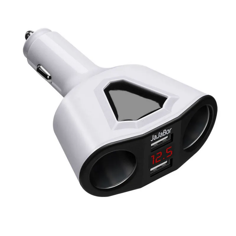 JaJaBor розетка для автомобильного прикуривателя адаптер питания 3.1A Dual USB