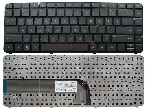 Высокое качество и оригинальный ноутбук США клавиатура с рамкой для hp DV4 3000 3115 3010TX