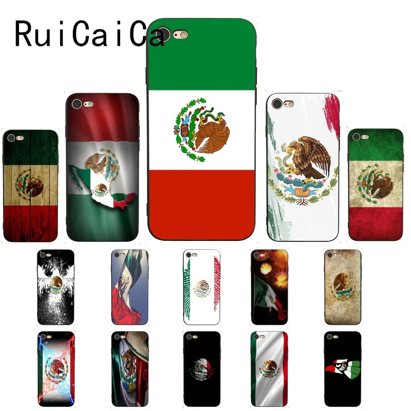 RuiCaiCa mexico flag DIY Luxury High-end Protector Phone Case for iPhone X XS MAX 6 6s 7 7plus 8 8Plus 5 5S SE XR | Мобильные