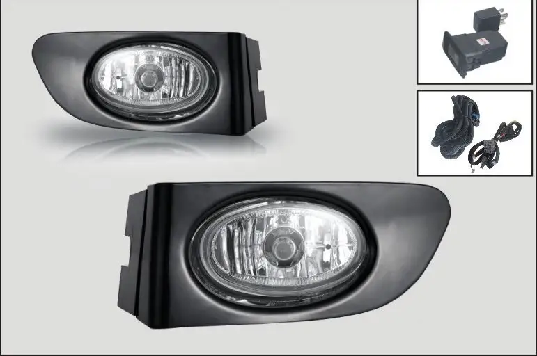Чехол для Honda Fit противотуманная фара 2003 2004 2005 2006 2007 Галогенные Противотуманные